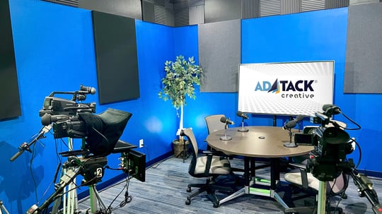 Podcast rental space in Las Vegas - ADTACK Creative