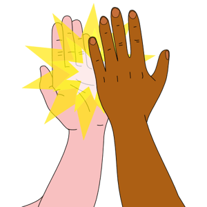 high_five_by_pandark-d5sfe7r