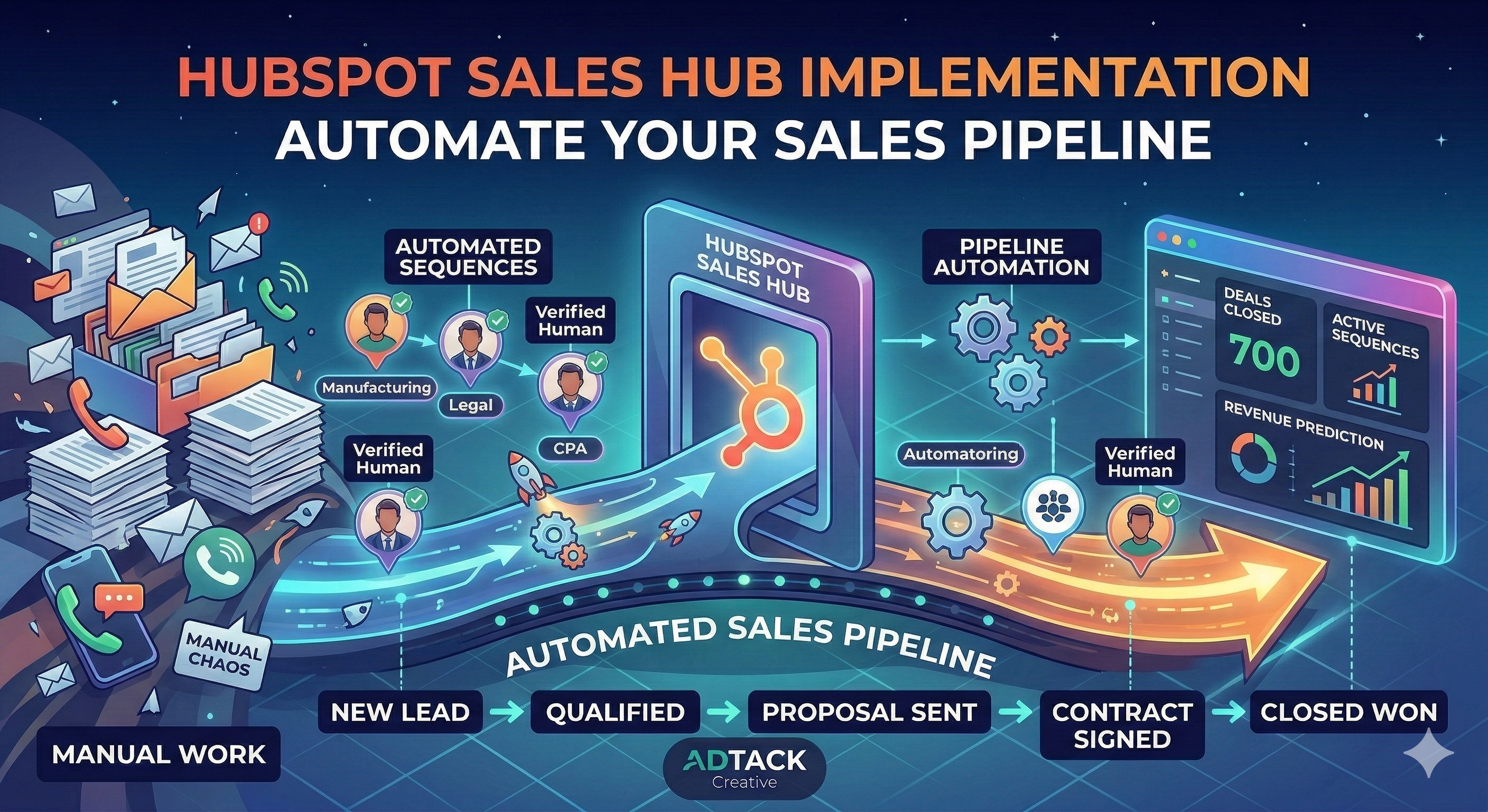 HubSpot Sales Hub Implementation - ADTACK Creative