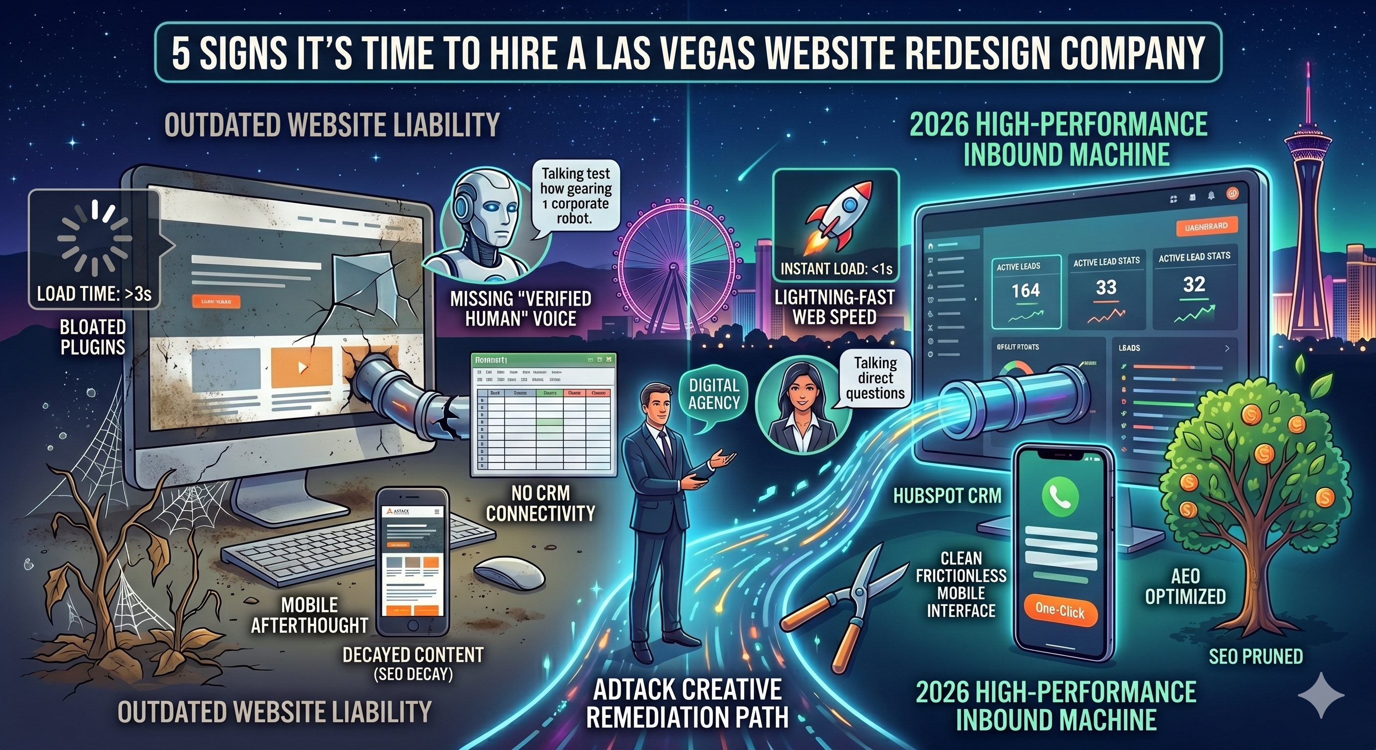 Las Vegas website redesign company - ADTACK Creative
